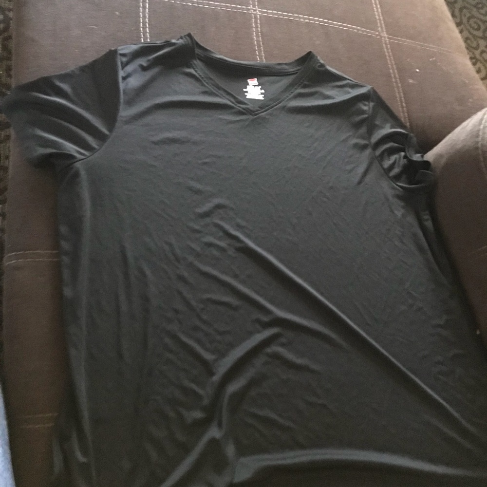 Black activewear top